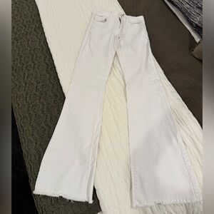 O2 denim, very stretchy flair denim